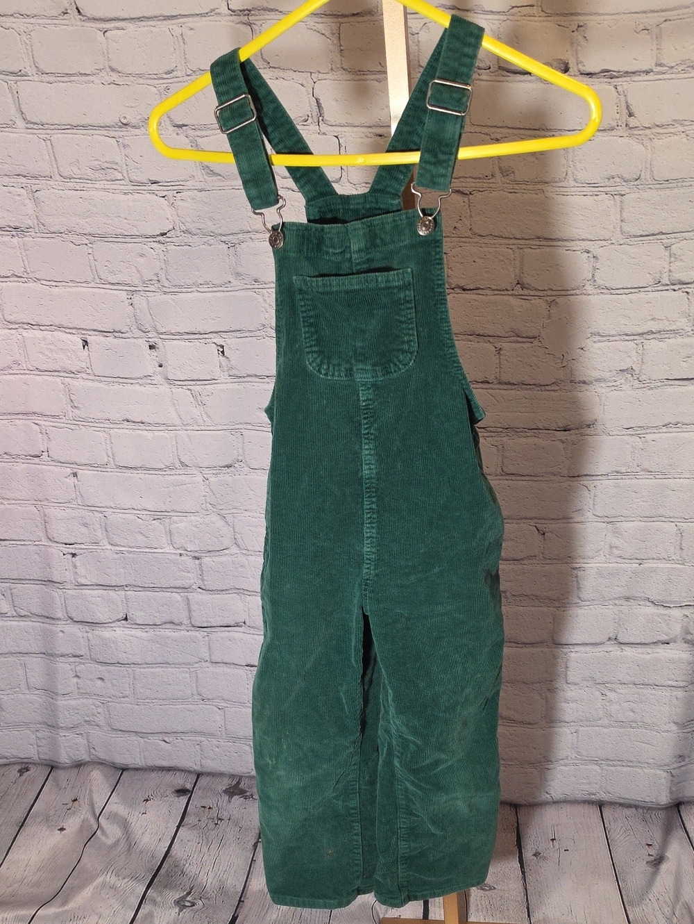 Cat & Jack Forest Green Corduroy Overalls Jumper